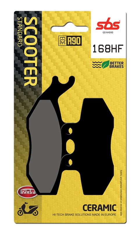 SBS brake pads KH194 street standart ceramic colour black (168HF)